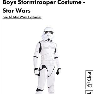 Star Wars stormtrooper kids L